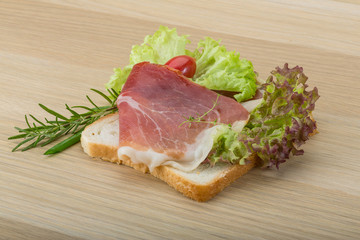 Fototapeta premium Prosciutto sandwich