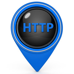 http pointer icon on white background