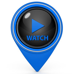 watch pointer icon on white background