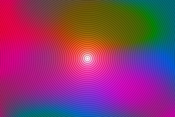 Abstract rainbow spiral, colorful background.