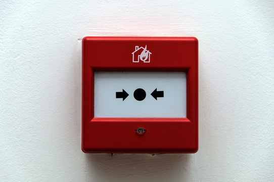 Fire Alarm on a white wall