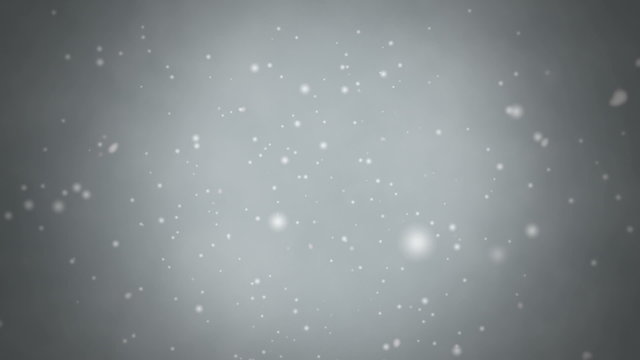 Snowfall in Front of a Silver Background (seamless loop)