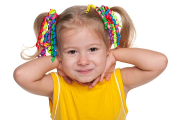Portrait of a little girl
