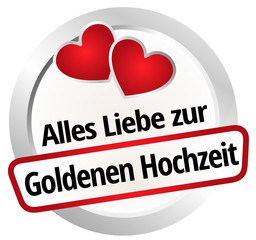 Alles Liebe zur Goldenen Hochzeit