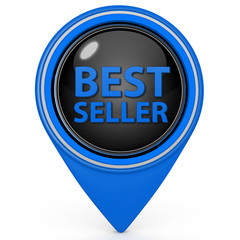 Best seller pointer icon on white background
