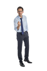 Nachdenklicher Geschäftsmann