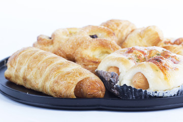 Mixed bread danish