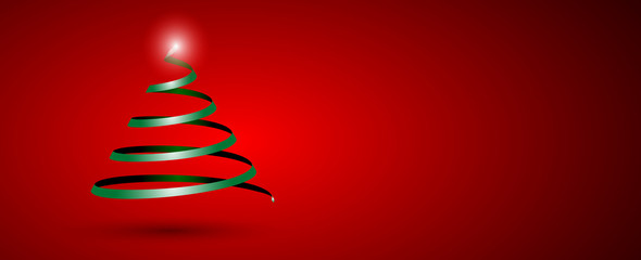 albero di natale, cartolina di natale, albero, natale