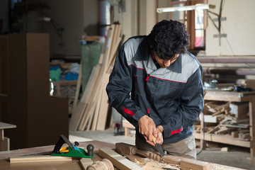 Carpenter at work