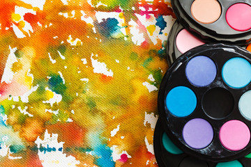 watercolor paints