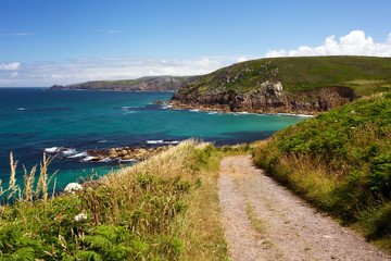 Portheras Cove Cornwall Uk