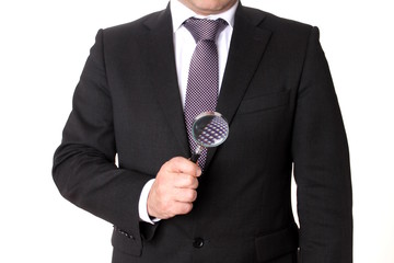 Man wearing a business suit