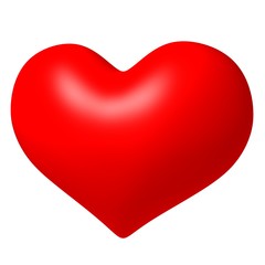 Love heart shape. Romantic concept