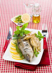 sea bass with fennel