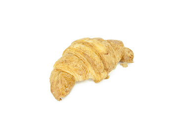 croissant on white background