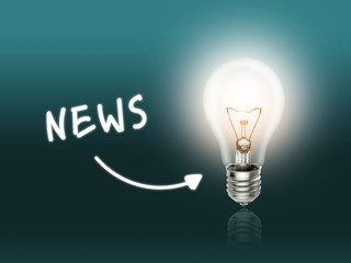 News Bulb Lamp Energy Light turquoise