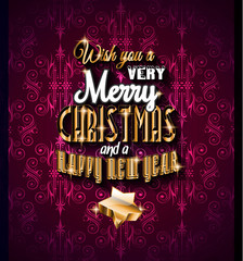 2015 Christmas Greeting Card for happy Holidays