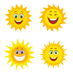 Suns with smile