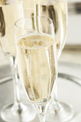 Alcoholic Bubbly Champagne for New Years