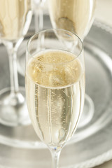 Alcoholic Bubbly Champagne for New Years