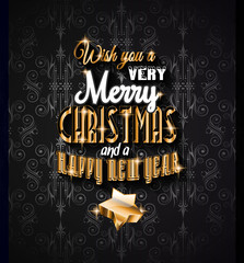 2015 Christmas Greeting Card for happy Holidays