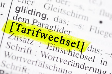 Tarifwechsel