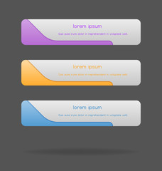 Modern, clear template, rectangle (brick) shape. Can be used for