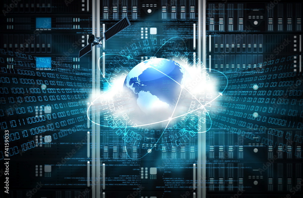 Canvas Prints internet server concept