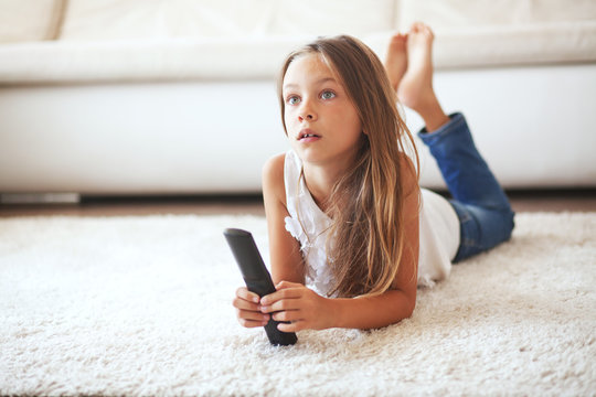 Child Watching Tv