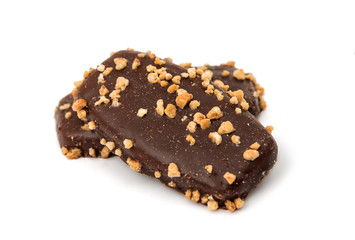 cookies with chocolate glaze