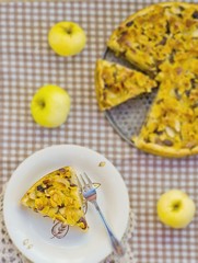 apple sour cream pie