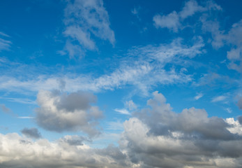 white clouds