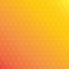 Geometric background, yellow and orange triangles