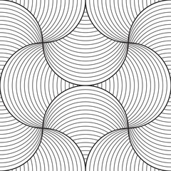 Fototapeta premium Abstract seamless pattern, line design, vector