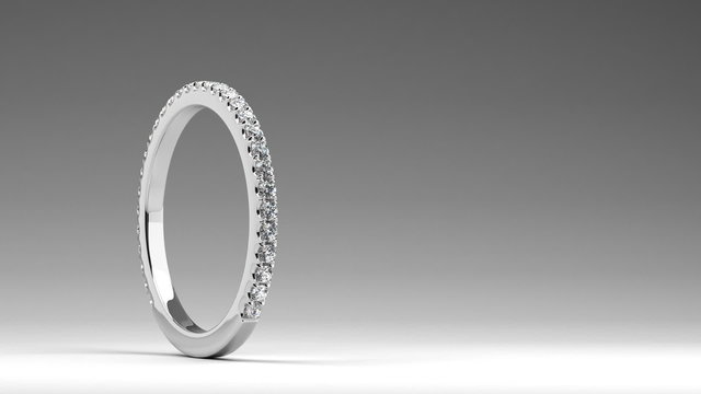 Diamond Wedding Ring (seamless)