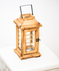 Holzlampe Antik