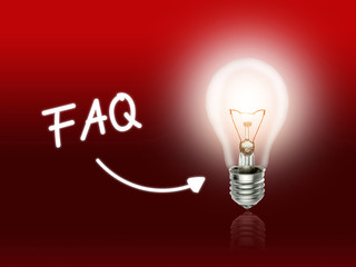 FAQ Bulb Lamp Energy Light red