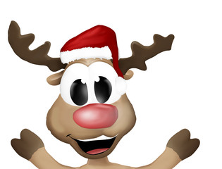 Super Happy Christmas Reindeer