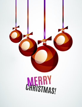 Christmas ball, bauble, New Year Concept