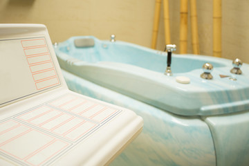 Modern equipment in spa