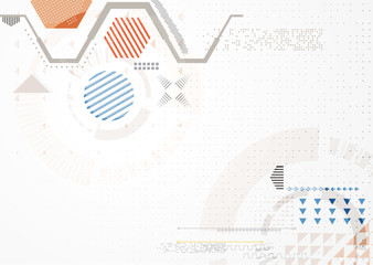 Obraz premium Abstract futuristic business background.