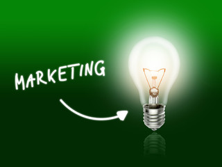 Marketing Bulb Lamp Energy Light green