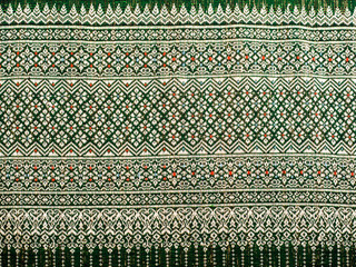 Thai sarong pattern.