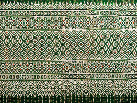 Thai sarong pattern.