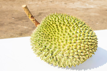 delicious fresh durian isolated