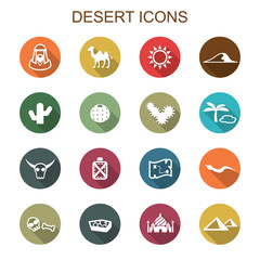 desert long shadow icons