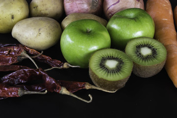 Fruits and vegetables