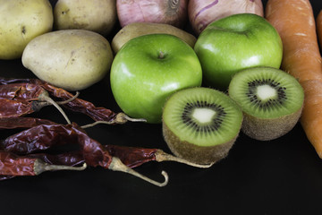 Fruits and vegetables