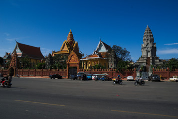 Le temple Wat Ounalom Phnom Penh Cambodge