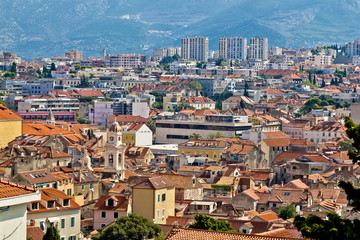 Fototapeta na wymiar Old mediterranean city of Split